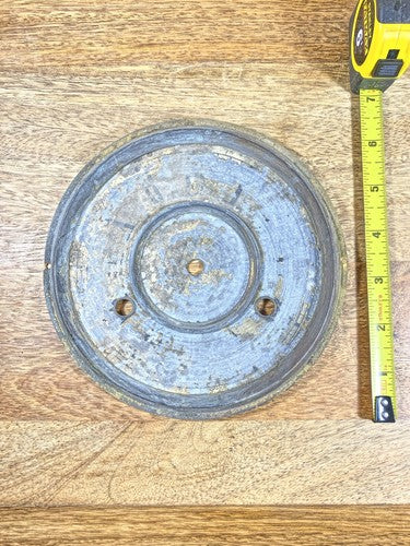 Old Metal Clock Dial Pan 6 7/16 Inches Diameter   (KD1206)