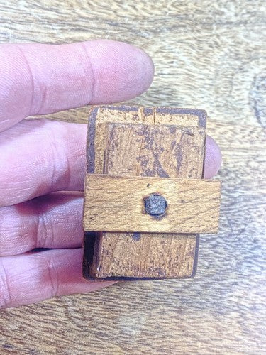 Wooden Clock Side Cover 1.92 inch X 1.32 Inch X 0.43 Inch Thick  (KD185)
