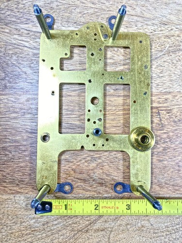 Seth Thomas 89 Clock Movement Front Plate (Pivots Look Good)   (KD1198)