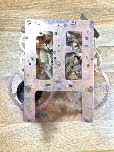 Ingraham (Stamped 4 26) Clock Movement Fan Assembly (See Pics To ID Mvmt)(K7915
