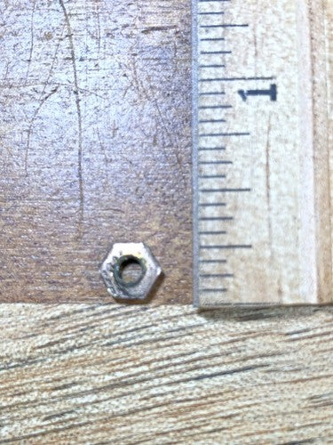 Ingraham (Stamped 4 26) Clock Movement Nut (See Pics To ID Mvmt) (K7914)