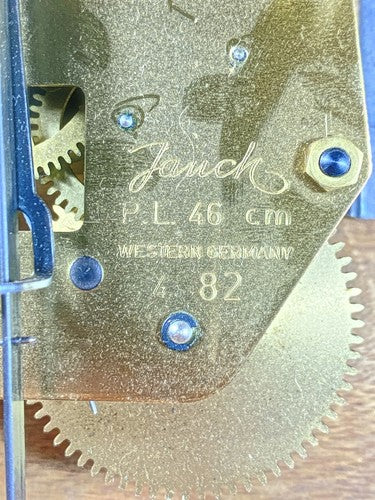 Jauch (PL46) Clock Movement Strike Side Fan (See Pics To ID Movement)    (KD990)