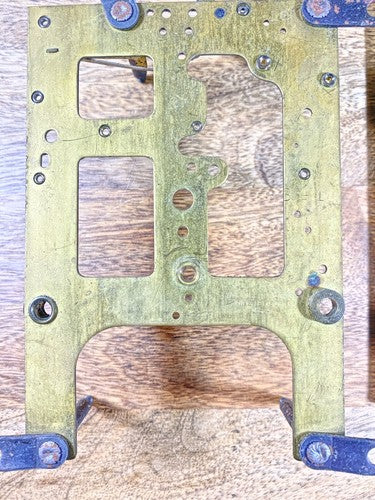 Gilbert Clock Movement (Stamped 24) Front Plate (Pivots Look Good)   (KD1167)