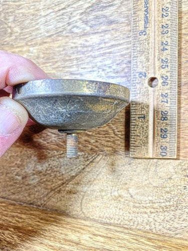 Old Wall Clock Gong Base Cover (60.95mm Dia, 6.10mm Dia Shaft) (KD406)