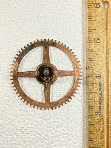 Ingraham (Stamped Oct 78 / Nov 79) Clock Movement Time Side 2nd Wheel (K9775)