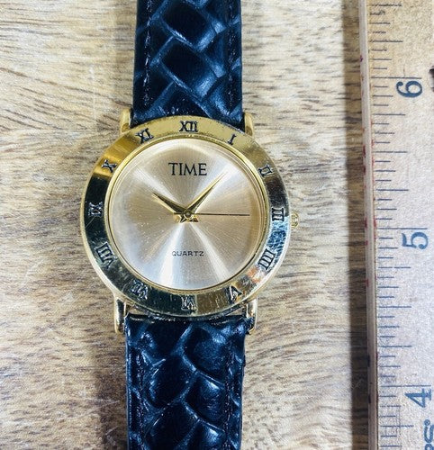 Vintage Time Mens Watch (Parts/Repair or Battery? )(KD124)