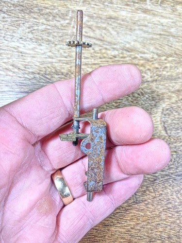 Antique Clock Movement Pendulum Bridge (For Parts Or Repair) (KD598)