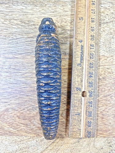 Cuckoo Clock Cast Iron Pine Cone Weight 279g, 4.6 Inches Long (KD1473)