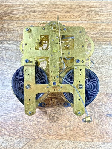 Seth Thomas 89 Clock Movement Time Side 4th Wheel (See Pics To ID Mvmt) (KD1178