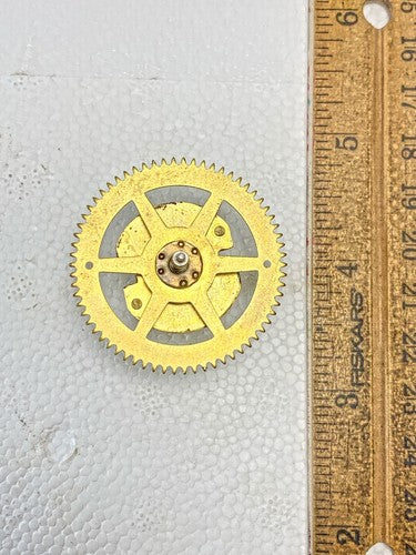 New Haven Clock Movement Strike Side 3rd Wheel (See Pics to ID Mvmt) (KD2192)