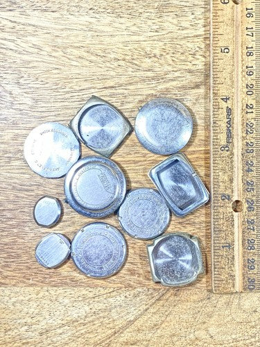 Assorted Lot Of Old Watch Case Parts (Lot Of 10) (KD1763)