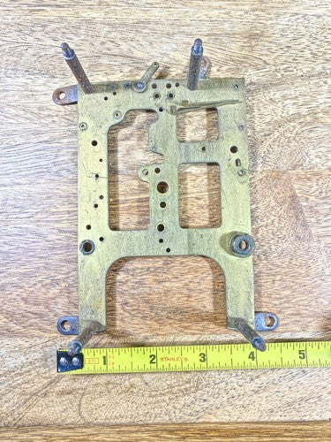 Gilbert Clock Movement (Stamped 24) Front Plate (Pivots Look Good)   (KD1167)