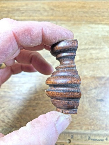 Old Junghans Wooden Clock Column Part  (K9744)