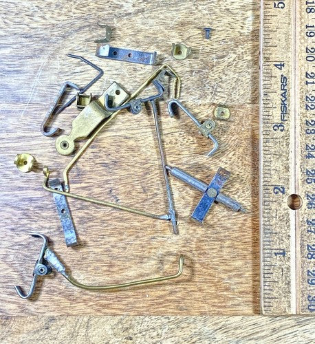 Assorted Lot Of Antique Clock Movement Verge Or Crutches For Parts  (KD640)