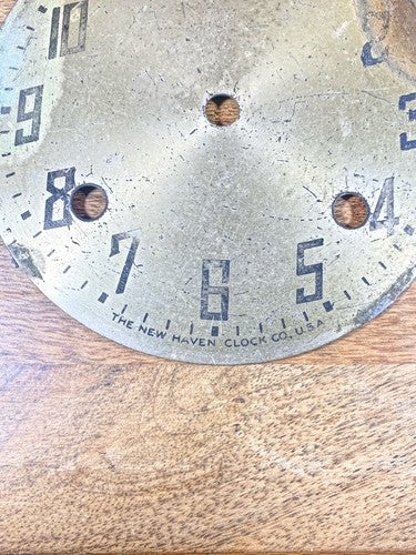 Old New Haven Clock Movement Dial Pan    (K9985)