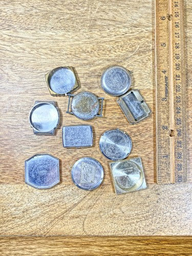 Assorted Lot Of Old Watch Case Parts (Lot Of 10) (KD1871)