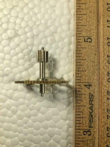 John Wanamaker Anniversary Clock Movement 3rd Wheel (See Pics To ID) (K9026)