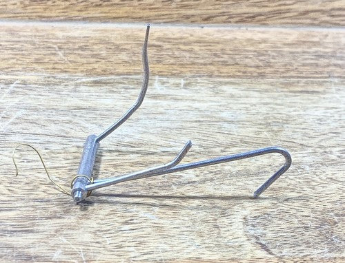 Ingraham 8 Day Clock Movement Drop Lever (See Pics To ID Mvmt)    (KD471)