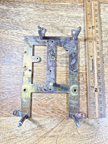 Gilbert Kitchen Clock Movement Back Plate (Pivots Look Good)  (KD1625)