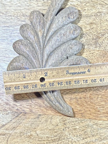 Old Wood Clock Trim Piece 7 1/2 Inches Long X 4 Inches Wide      (KD405)