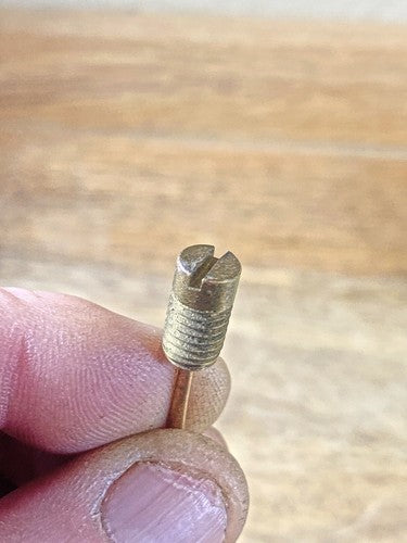 Clock Copper Chime Rod 6.1mm Diameter Threads x 6 5/16 Inches Long      (KD1291)