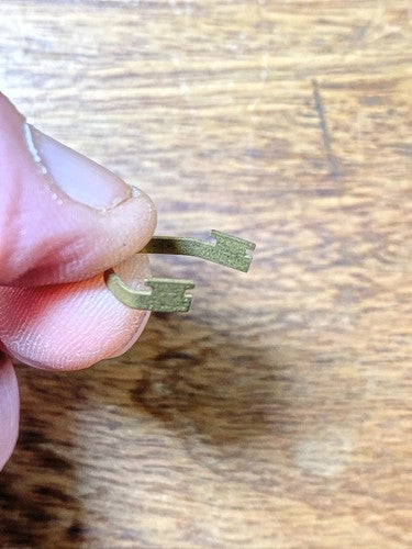 Unique Old Clock Movement Click Wheel Spring (KD433)