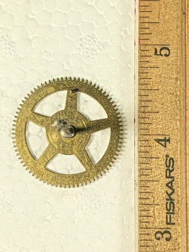 Smiths Enfield Clock Movement Chime Side 5th Wheel (See Pics To ID Mvmt) (KD545)