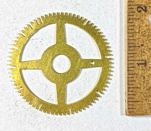 Antique Clock Movement Count Wheel  (48.69mm Dia, 8.96mm Inner Dia) (KD212)