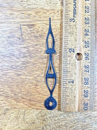 3 Inch Long Clock Minute Hand (Arbor Opening Is Half Moon, See Pics) (K9861)