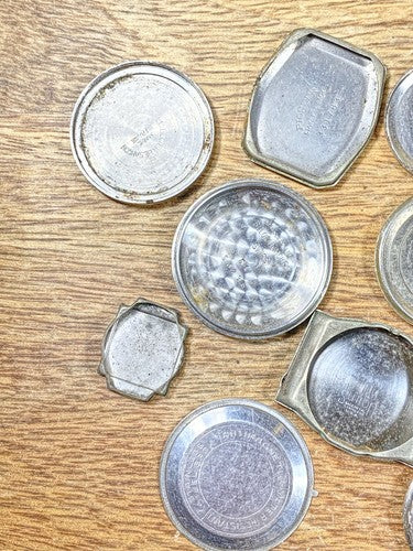 Assorted Lot Of Old Watch Case Parts (Lot Of 10) (KD1780)