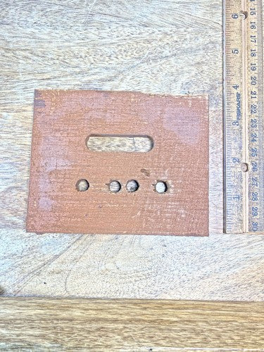 Old Cuckoo Clock  Bottom Board (4 5/8 X 3 3/4 Inches) (KD2296)