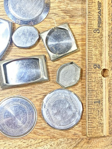 Assorted Lot Of Old Watch Case Parts (Lot Of 10) (KD1758)
