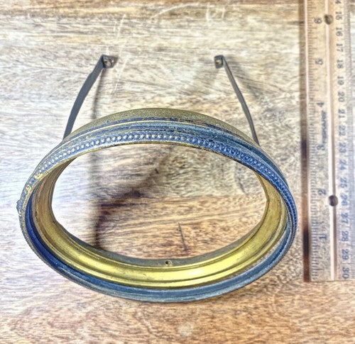 Antique French Clock Bezel (No Glass) (119.02 Dia, 94.27mm Inner Dia)  (KD268)