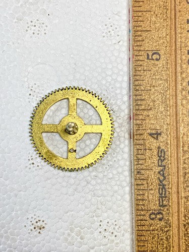 Jauch 77 Grandfather Clock Chime Side 4th Wheel - Vintage Clock Parts KD2127