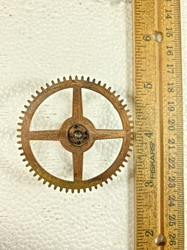 Ingraham (Stamped Oct 78 / Nov 79) Clock Movement Strike Side 2nd Wheel  (K9780)