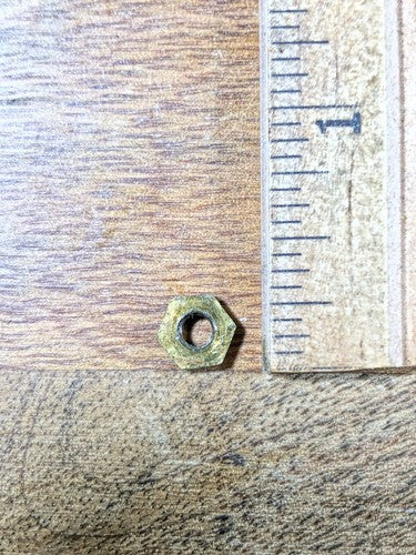 Old Baden Clock Movement Nut (See Pics To ID Mvmt) (K8801)