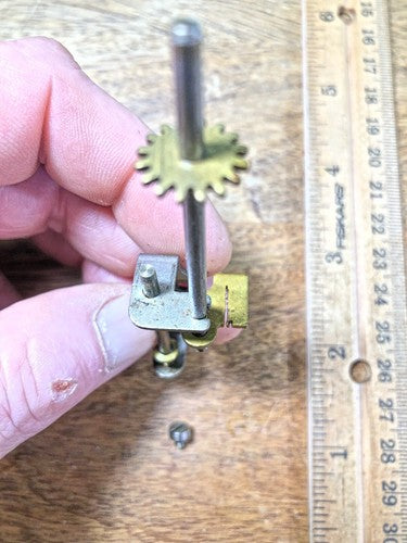Ingraham (Stamped 2 25) Clock Movement Bridge (See Pics To ID)    (K8955)
