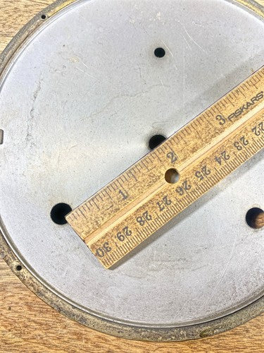 Antique Clock Dial (6.17 Inch Dia) W/ Bezel (No Glass)     (KD1340)