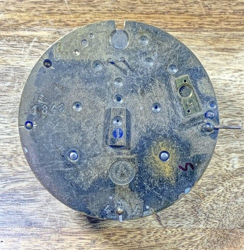 Japy Freres Clock Movement Strike Side Main Wheel (Blown Spring)    (KD484)