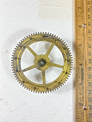 Birge & Fuller Clock Movement Strike Side 2nd Wheel (See Pics To ID Mvmt)(KD1560