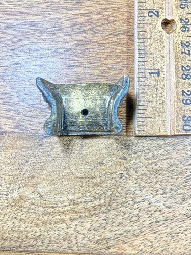 Old Mantel Clock Square Column Top / Capital   (K9795)