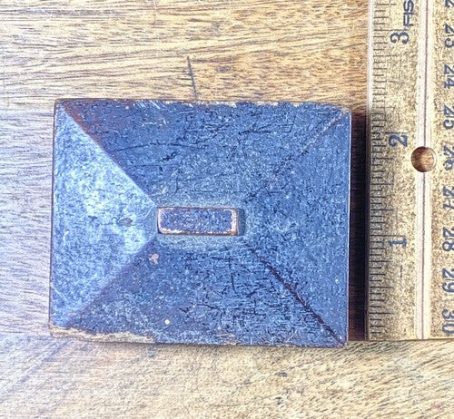 Old Wood Clock Trim Piece 2 3/4 Inches Long X 2 1/4 Inches Wide X 1.11" (KD576)