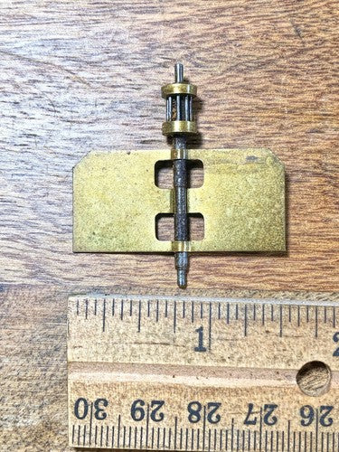 Ingraham (Stamped 2 25) Clock Movement Strike Side Fan (See Pics To ID)  (K8957)