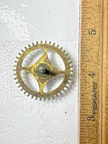 Ingraham Clock Movement (Stamped 06) Time Side 3rd Wheel (KD1406)