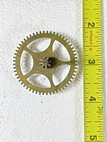 Gilbert Clock Movement (Stamped 24) Strike Side 2nd Wheel (See Pics)    (KD1159)