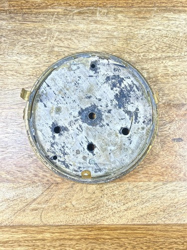 Seth Thomas (124 Mvmt) Clock Dial (5.65 Inch Dia) W/ Bezel (No Glass)    (KD726)