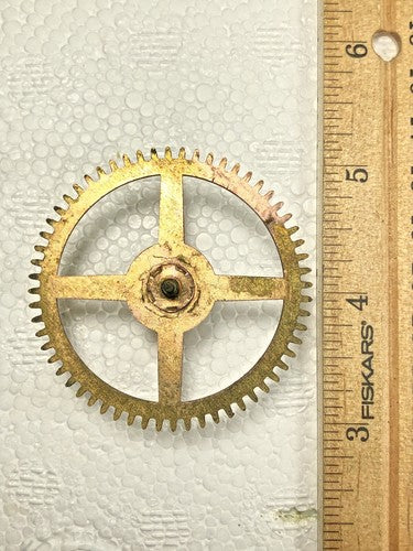 Ingraham (Stamped 4 26) Clock Movement Strike Side 2nd Wheel (See Pics)  (KD120)