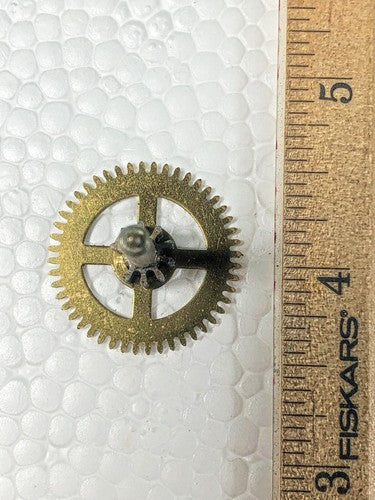 Heirloom Clock Movement Time Side 2nd Wheel (See Pics To ID Mvmt) (K8920)