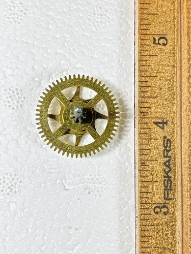 Jauch (PL46) Clock Movement Strike Side 3rd Wheel (See Pics To ID Mvmt) (KD1008)