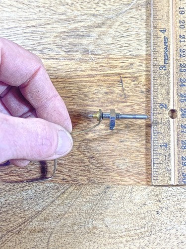 Clock Movement Verge (33.5mm Length, 17.6mm Between Teeth, 1.0mm Pivot) (KD1468)